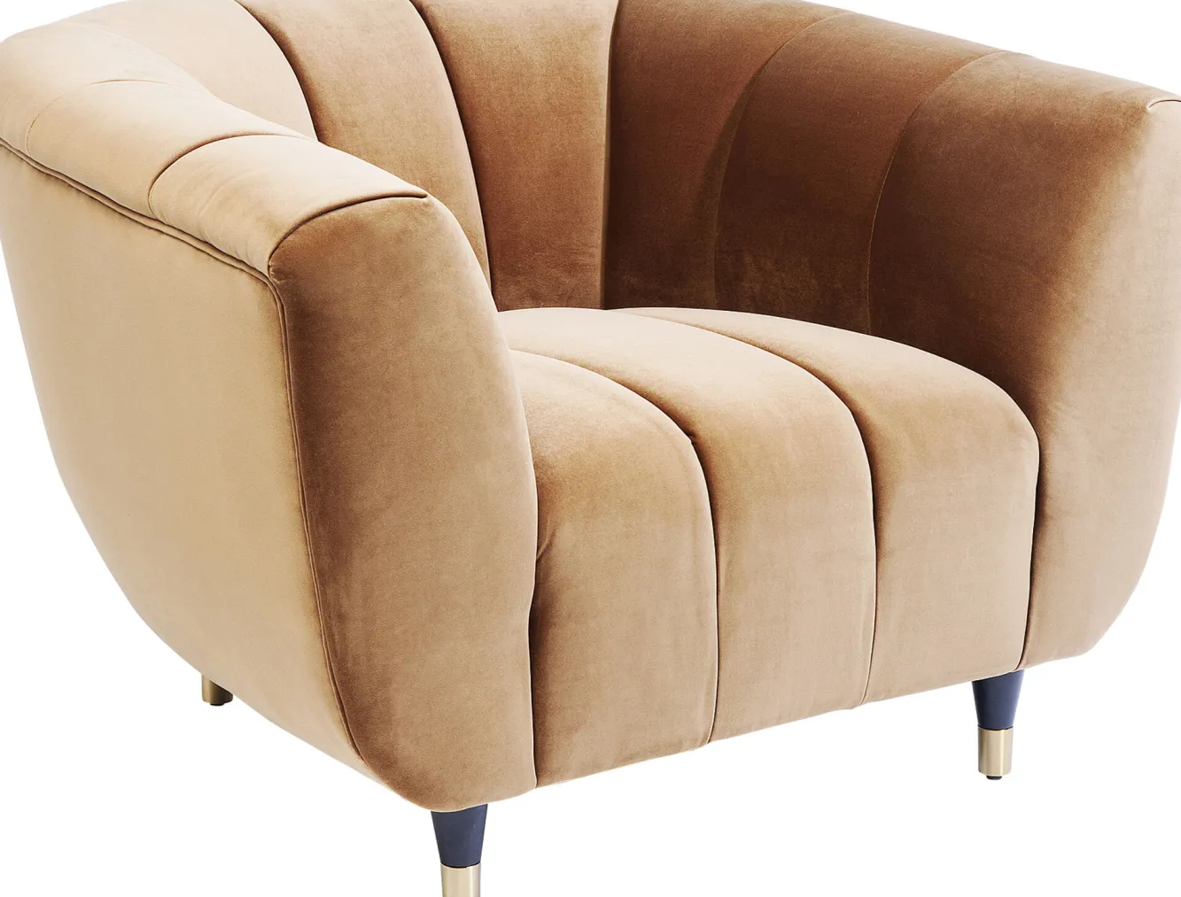 Hot KARE Design Fotel Spectra 108x74 cm jasnobrązowy - KARE