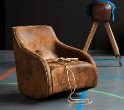 Discount KARE Design Fotel Swing Ritmo 76x83 cm brązowy - KARE