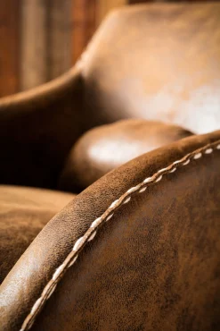 Discount KARE Design Fotel Swing Ritmo 76x83 cm brązowy - KARE