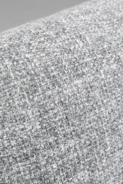 Hot KARE Design Fotel szeroki w kolorze szarym nogi stalowe czarne 126x88 cm - KARE