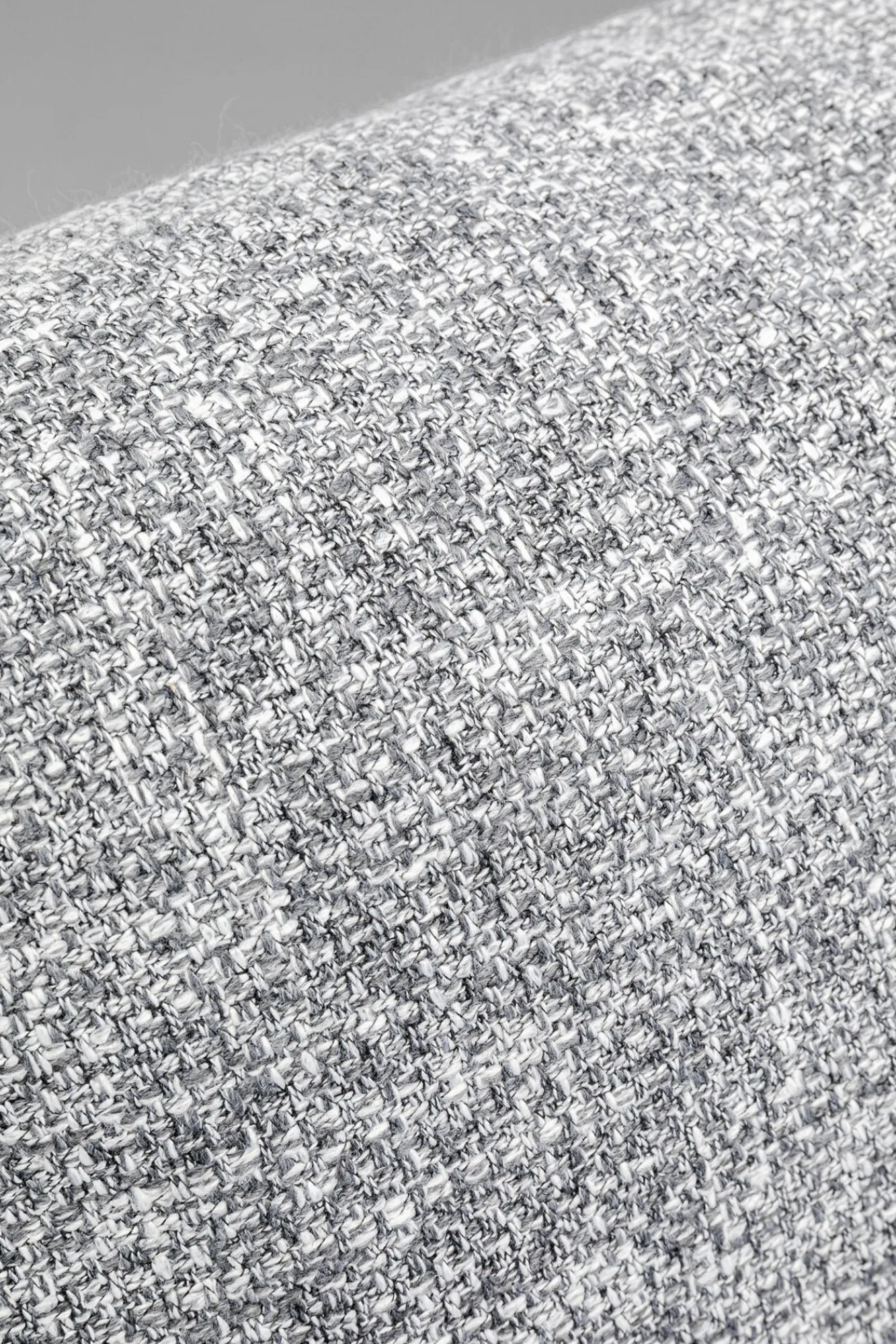 Hot KARE Design Fotel szeroki w kolorze szarym nogi stalowe czarne 126x88 cm - KARE