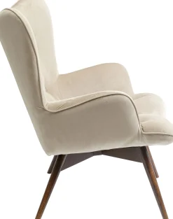 Fashion KARE Design Fotel Vicky Novara 73x94 cm beżowy - KARE