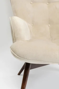 Fashion KARE Design Fotel Vicky Novara 73x94 cm beżowy - KARE