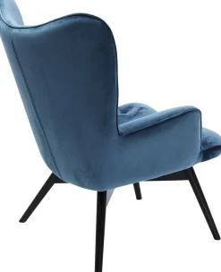 Sale KARE Design Fotel Vicky 73x94 cm niebieski - KARE