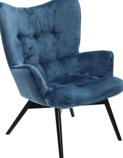 Sale KARE Design Fotel Vicky 73x94 cm niebieski - KARE