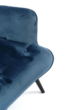 Sale KARE Design Fotel Vicky 73x94 cm niebieski - KARE