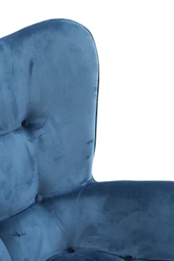 Sale KARE Design Fotel Vicky 73x94 cm niebieski - KARE