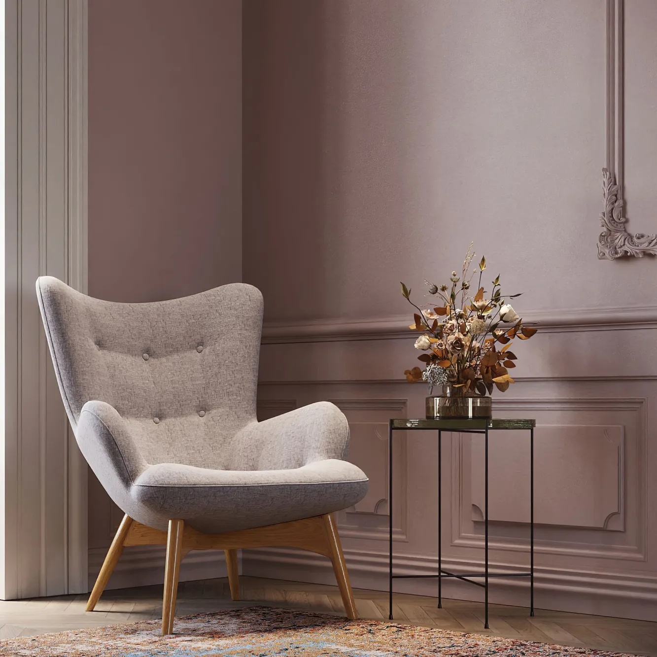 Sale KARE Design Fotel Vicky 73x94 cm szary - KARE