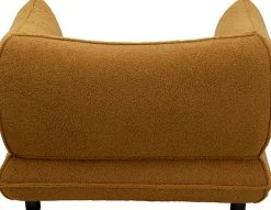 Hot KARE Design Fotel w kolorze żółtym tkanina pluszowa 95 cm - KARE