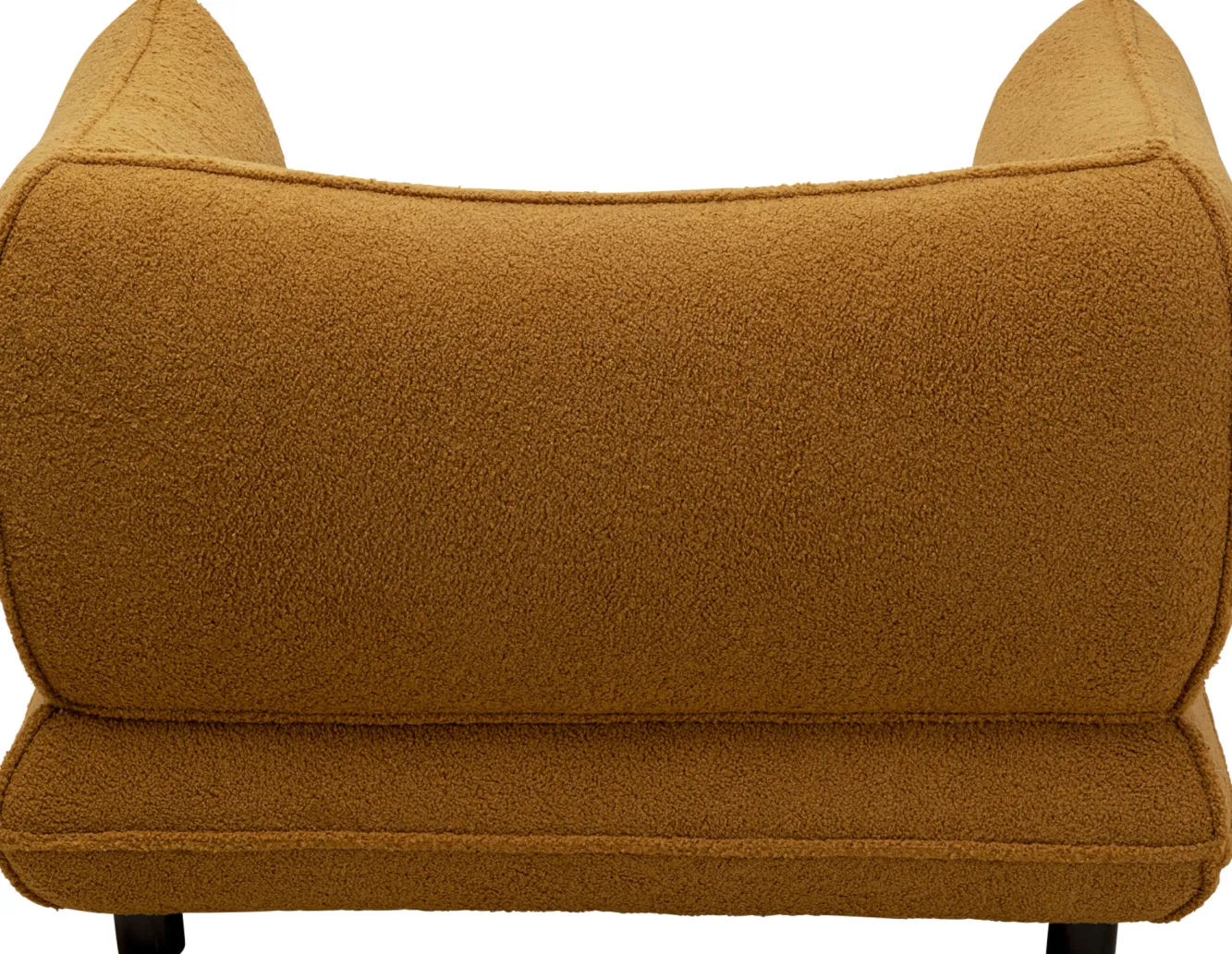 Hot KARE Design Fotel w kolorze żółtym tkanina pluszowa 95 cm - KARE