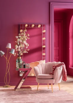 Discount KARE Design Fotel Water Lily 83x77 cm jasnoróżowy - KARE