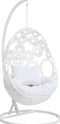 Sale KARE Design Fotel wiszący Ibiza 104x203 cm biały - KARE