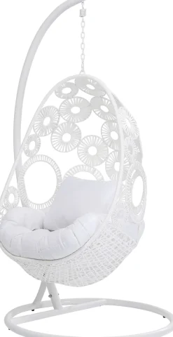 Sale KARE Design Fotel wiszący Ibiza 104x203 cm biały - KARE