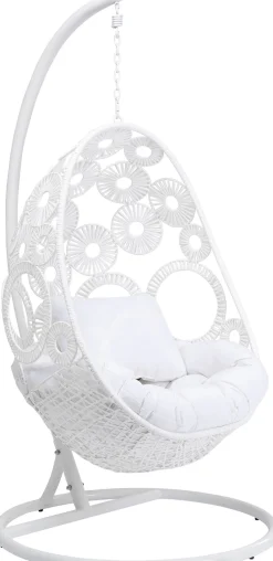 Sale KARE Design Fotel wiszący Ibiza 104x203 cm biały - KARE