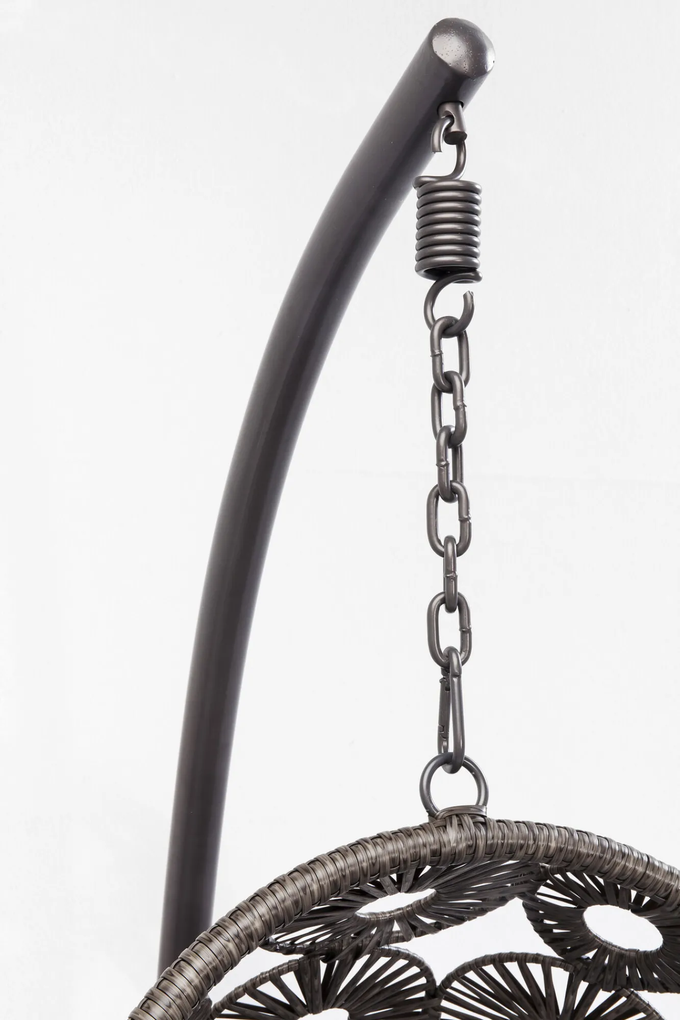 New KARE Design Fotel wiszący Ibiza 104x203 cm brązowy - KARE