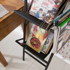 Fashion KARE Design Gazetnik Exposition 40x174 cm czarny - KARE