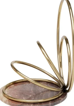 Outlet KARE Design Gazetnik złoty aluminium i marmur 42 cm - KARE