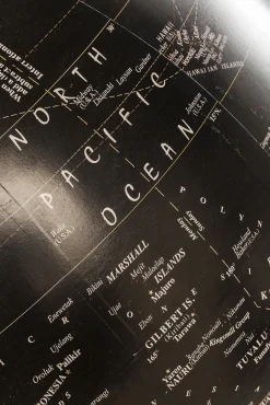 Clearance KARE Design Globus Globe Earth 61x141 cm czarny - KARE