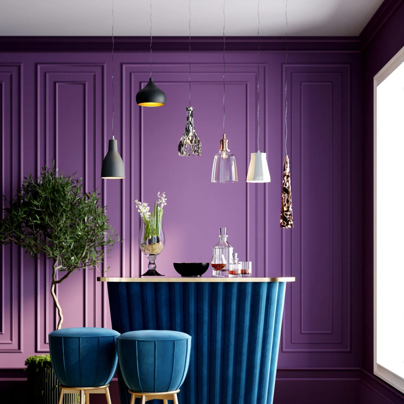 Online KARE Design Hoker After Work 40x74 cm turkusowy - KARE