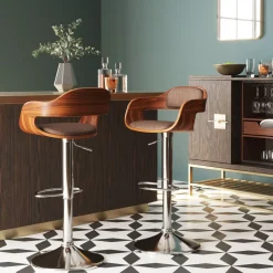 Online KARE Design Hoker Monaco Schoko 48x106 cm brązowo-srebrny - KARE