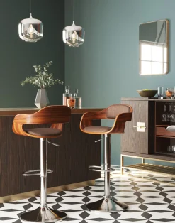 Online KARE Design Hoker Monaco Schoko 48x106 cm brązowo-srebrny - KARE