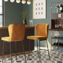 Clearance KARE Design Hoker Stavanger 52x106 cm musztardowy - KARE