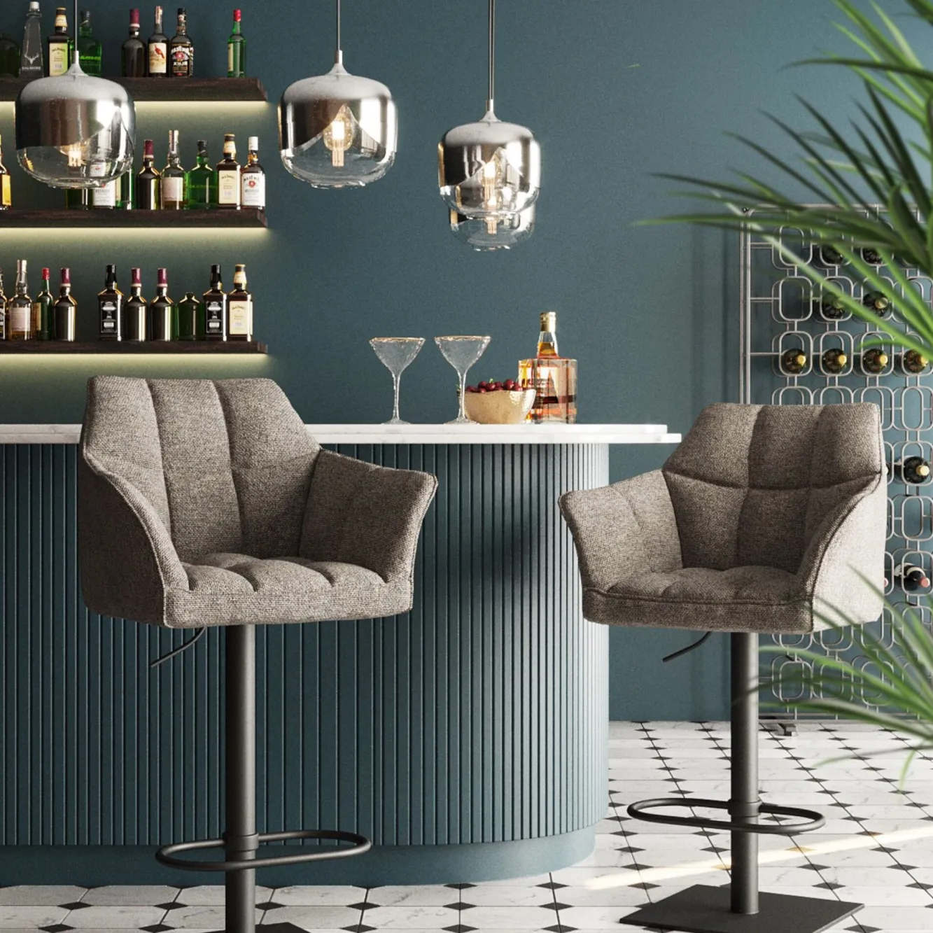 Best KARE Design Hoker Thinktank Base 58 cm szary - KARE