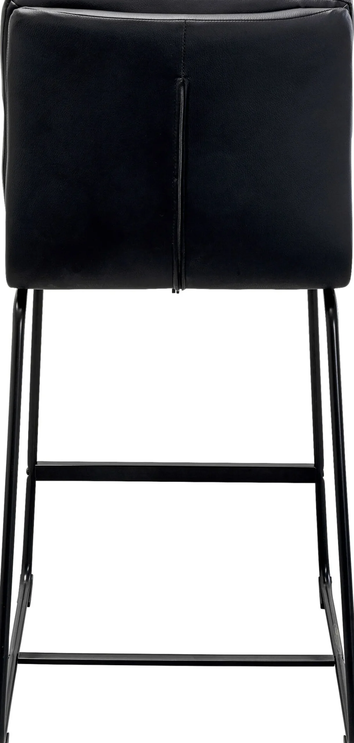 Outlet KARE Design Hoker w kolorze czarnym ekoskóra i stal 75 cm - KARE