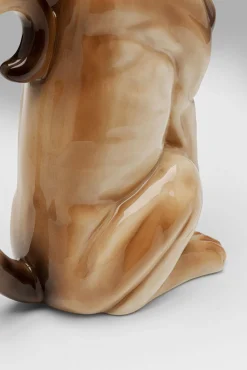 Clearance KARE Design Karafka brązowa 1,2 L motyw zwierzęcy pies - KARE