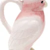 Online KARE Design Karafka ceramiczna biało-różowa egzotyczny ptak 30 cm - KARE