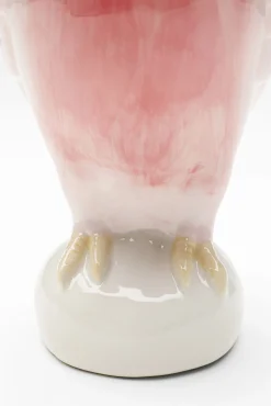 Online KARE Design Karafka ceramiczna biało-różowa egzotyczny ptak 30 cm - KARE