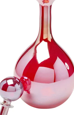 Sale KARE Design Karafka dekoracyjna czerwona ręcznie dmuchane szkło Ø21x47 cm - KARE