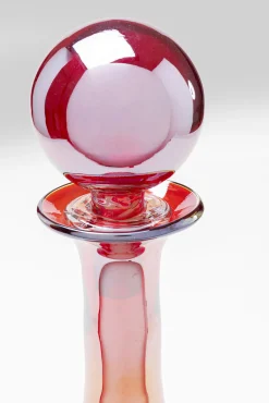 Sale KARE Design Karafka dekoracyjna czerwona ręcznie dmuchane szkło Ø21x47 cm - KARE