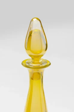 Sale KARE Design Karafka dekoracyjna żółta ręcznie dmuchane szkło Ø18x53 cm - KARE