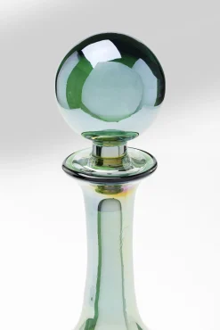 Discount KARE Design Karafka dekoracyjna zielona ręcznie dmuchane szkło Ø21x47 cm - KARE