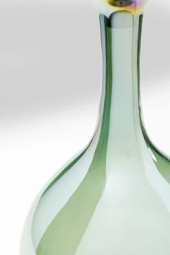 Discount KARE Design Karafka dekoracyjna zielona ręcznie dmuchane szkło Ø21x47 cm - KARE