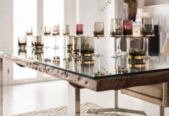 Best KARE Design Kieliszek do białego wina Innocent Ø7x20 cm przydymiony - KARE