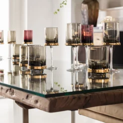 Best KARE Design Kieliszek do białego wina Innocent Ø7x20 cm przydymiony - KARE