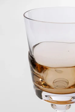 Fashion KARE Design Kieliszek do czerwonego wina Mimi Amber 21cm - KARE