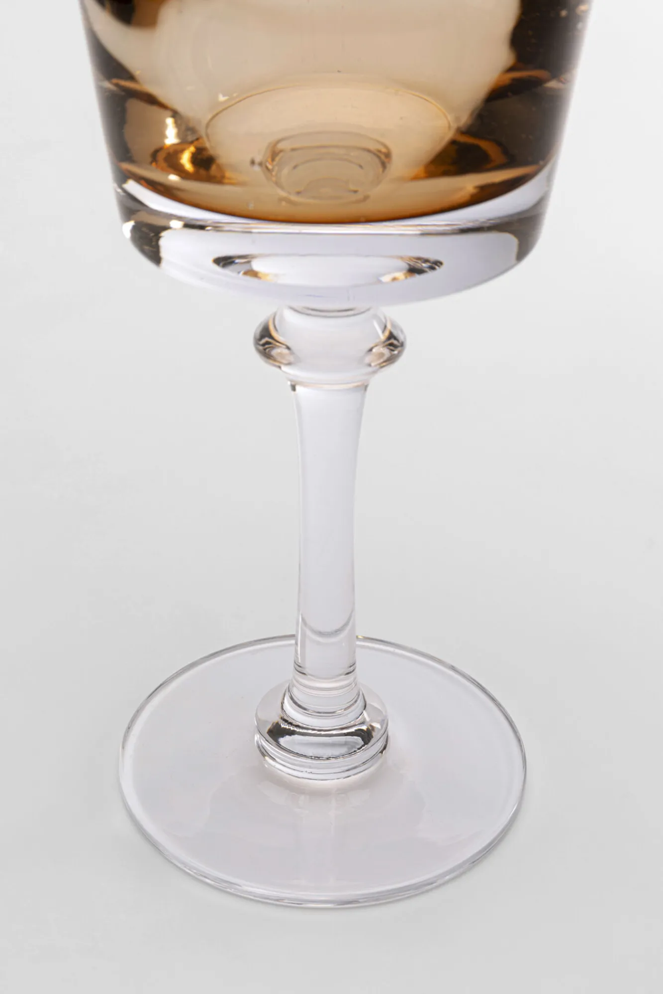 Fashion KARE Design Kieliszek do czerwonego wina Mimi Amber 21cm - KARE