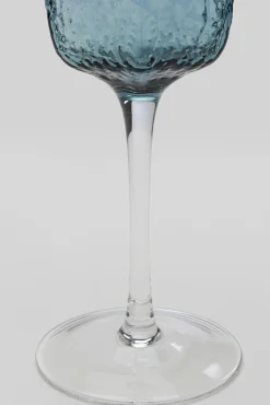 Online KARE Design Kieliszek do czerwonego wina szklany niebieski 440 ml 24 cm - KARE