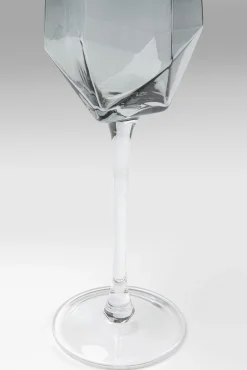 Clearance KARE Design Kieliszek do szampana Diamond Smoke 365 ml przydymiony - KARE