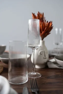 Online KARE Design Kieliszek do szampana Riffle 215 ml - KARE