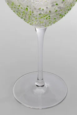 Clearance KARE Design Kieliszek do wina Confetti zielony 24cm - KARE
