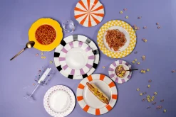 Hot KARE Design Kieliszek do wina szklany z kolorowymi detalami 530 ml - KARE