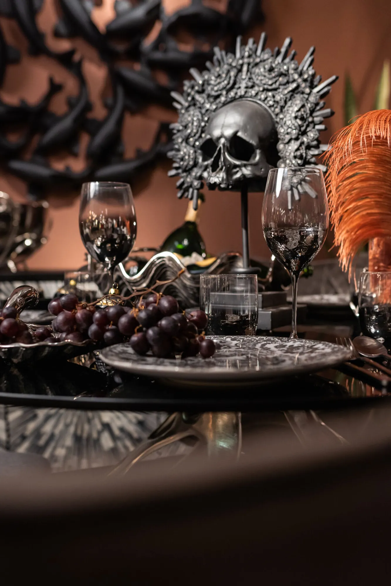 Discount KARE Design Kieliszek na wino Night Sky ∅9x24 cm - KARE