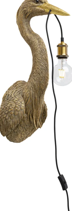 Best KARE Design Kinkiet Heron 26x62 cm złoty - KARE