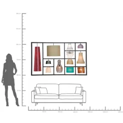 Outlet KARE Design Kinkiet Parecchi Art House 185x110 cm kolorowy - KARE