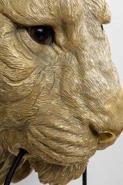 Clearance KARE Design Kinkiet Tiger Head 34x38 cm złoty - KARE