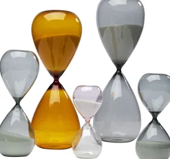 Discount KARE Design Klepsydra szklana przydymiona Ø9x25 cm - KARE